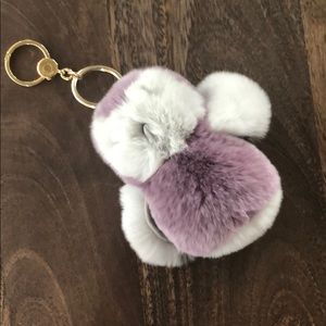 Loro Piana Owl Fur Key Ring